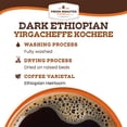 thumbnail image 3 of Fresh Roasted Coffee, Dark Ethiopian Yirgacheffe Kochere Coffee Pods, Dark Roast, K-cup Compatible, 72 Count, 3 of 5