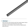 thumbnail image 4 of 10 Pcs Carbon Fiber Rod 6mm x 200mm for RC Plane DIY Tool Wing Tube Quadcopter Arm, 4 of 5