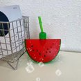 thumbnail image 1 of Fruit Watermelon Cup Shaped Straw Cup Plastic Beverage Milk Tea Cup, 1 of 3