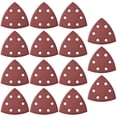 thumbnail image 1 of Lija de Detalle Triangular, Papel de Lijado, Almohadillas de Lijado Variadas, 6 Agujeros 120 Grits 15pcs, 1 of 5