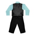 thumbnail image 2 of Avery Hill Boys 4 Piece Pinstripe Vest Set (Toddler, Little Boys, Big Boys), 2 of 4