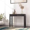 thumbnail image 2 of SIMPLIHOME Cosmopolitan SOLID WOOD 38 inch Wide Contemporary Console Sofa Table in Hickory Brown with Storage, 2 Drawers, for the Living Room Entryway and Bedroom, 2 of 5