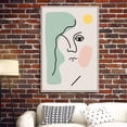 thumbnail image 2 of IDEA4WALL Framed Canvas Art Abstract Illustration Picture Prints for Modern Home Wall Decoration, 2 of 4