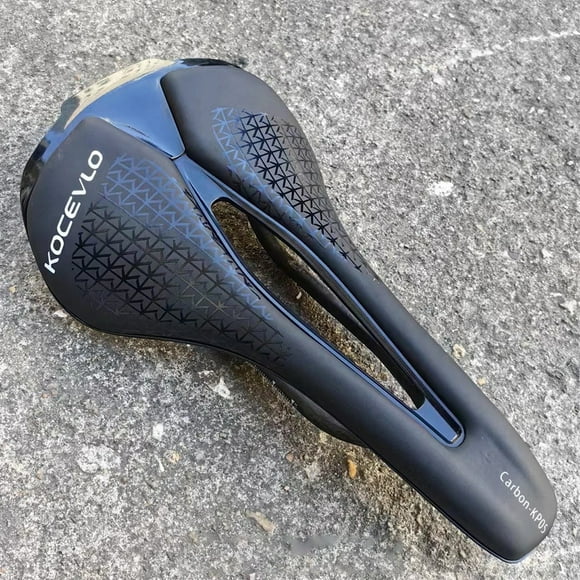 Peggybuy Lightweight Bike Seat Carbon Fiber Bow MTB Road Bike Seat Cushion Multifunctional Mountain Bicycle Cushion for Men Women Cycling