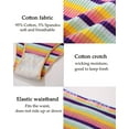 thumbnail image 4 of FINETOO 5 Pack Cotton Underwear for Women Cheeky High Cut Breathable Hipster Bikini Panties Pack S-XL, 4 of 6