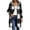 Black, variant on Uaswgudfs Women's Plaid Hooded Long Coat Zip Up Flannel Jacket Casual Loose Outerwear for Fall Winter Daily Wear
