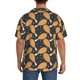 thumbnail image 3 of Balery Chicken Legs Camisa Casual de Manga Corta con Botones para Hombre, Texturizada, Estilo Cubano, para Playa, Verano-Large, 3 of 5