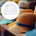 thumbnail image 4 of Shisuyan 10pcs Hat Form Flat-Top Cap Holder Plastic Hat Brim Inserts Top Adult Hat Bracket Oval Top Hat Display Rack Baseball Cap Shaper Hat Reshaper Cap Display Holder, 4 of 9