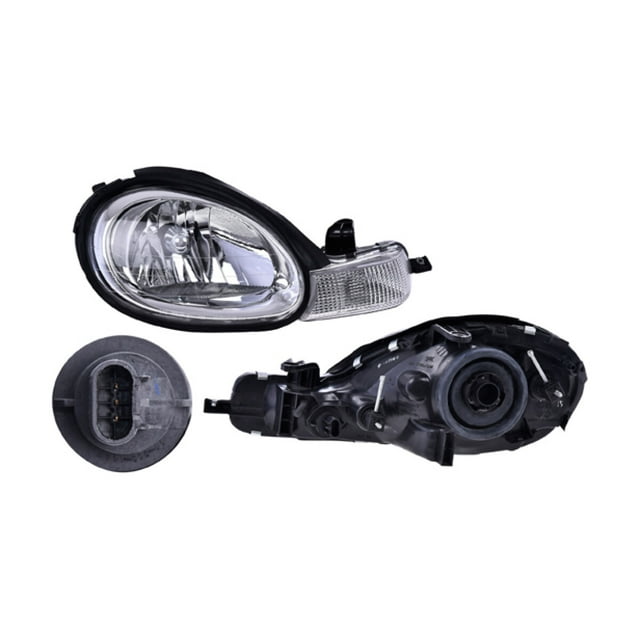 Faro Neon 2000 A 2002 Dodge Der C/Bisel Crom DEPO .