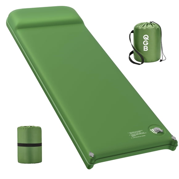 Colchoneta para dormir de camping QGB de espuma viscoelástica plegable, R-Value 9.5