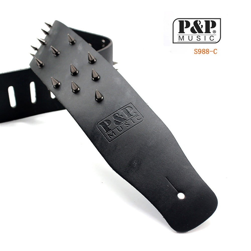 Spiked guitar sale strap