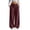 Deep Red #1, variant on WULMLEO Womens Corduroy Pants Low Rise Wide Leg Cargo Bottoms Casual Baggy Lounge Tousers Office Business Work Pant with Pockets Black L