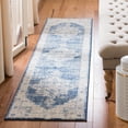 thumbnail image 2 of SAFAVIEH Brentwood Salah Oriental Runner Rug, Ivory/Navy, 2' x 10', 2 of 10