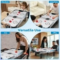 thumbnail image 6 of KOTEK Air Hockey Table, 42 Inch Air Hockey Arcade Table with 2 Pushers, 2 Pucks, LED Scoreboard & Electric Motor Fan, Table Top Air Hockey Game for Kids & Adults, Game Room, Home, Office, Club, 6 of 7