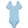 thumbnail image 3 of renvena Girls Children Classic Cotton Short Sleeve Dance Wear Leotard Gymnastics Bodysuit, 3 of 7