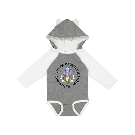 

Inktastic Future Astronaut Space Rocket Gift Baby Girl Long Sleeve Bodysuit