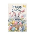thumbnail image 3 of Rijanmt Double-Sided Easter Bunny Yard Flag Welcome Banner,12*18" Waterproof Double-Stitched Garden Flag,Happy Bunny Yard Flags For Outside Home Decor,Welcome Banners For Garden Lawn Patio Balcony,A, 3 of 7