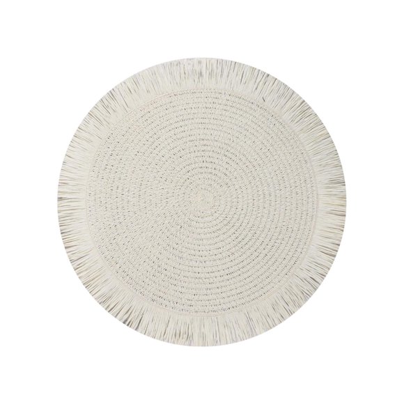 Fesfesfes Tapis de Table 38 cm Tapis de Salle à Manger Occidental Maison Imperméable Résistant à l'Huile Coussin Isolant Thermique pour Tables à Manger Comptoirs de Cuisine et Usage Extérieur
