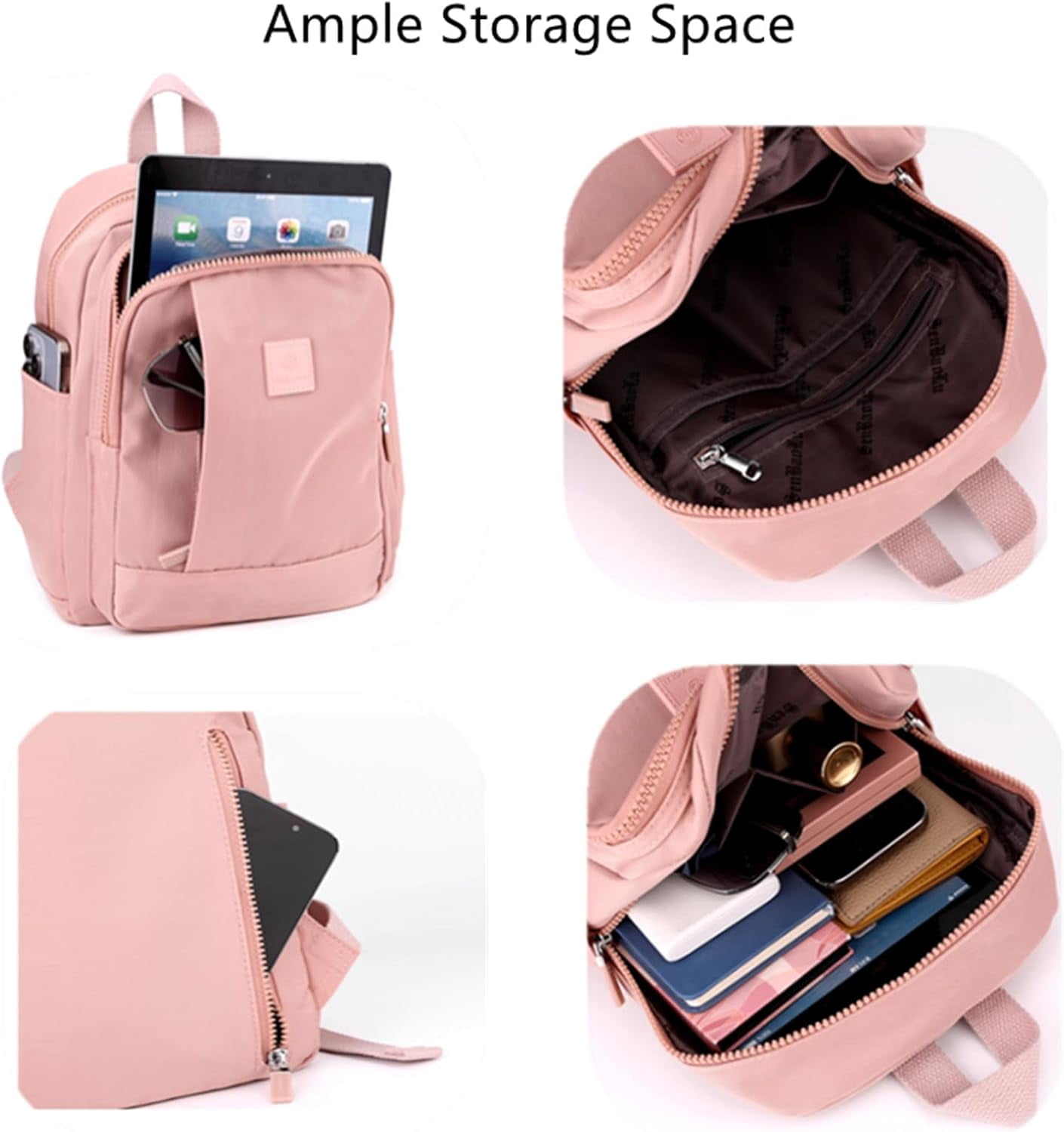 Mini Backpack for Women Small Lightweight Nylon Stylish 