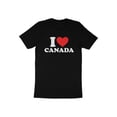 thumbnail image 4 of I Love Canada National Day Patriotic Travel Canadian Gift T-Shirt Canada Citizen Resident Visitor Truism Presents Tshirt, 4 of 10