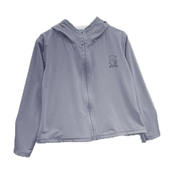 XBASW 2-10 T Boys Girls Sun Protection Jacket Toddler Sun Shirt UPF 50 Sunsuits Light Zip Front Rashguard for Kids Baby