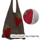 thumbnail image 3 of Hukapapa Bolso de punto, bolso de malla, bolso hueco, bolso de fresa, bolso de lana, bolso femenino, 3 of 5