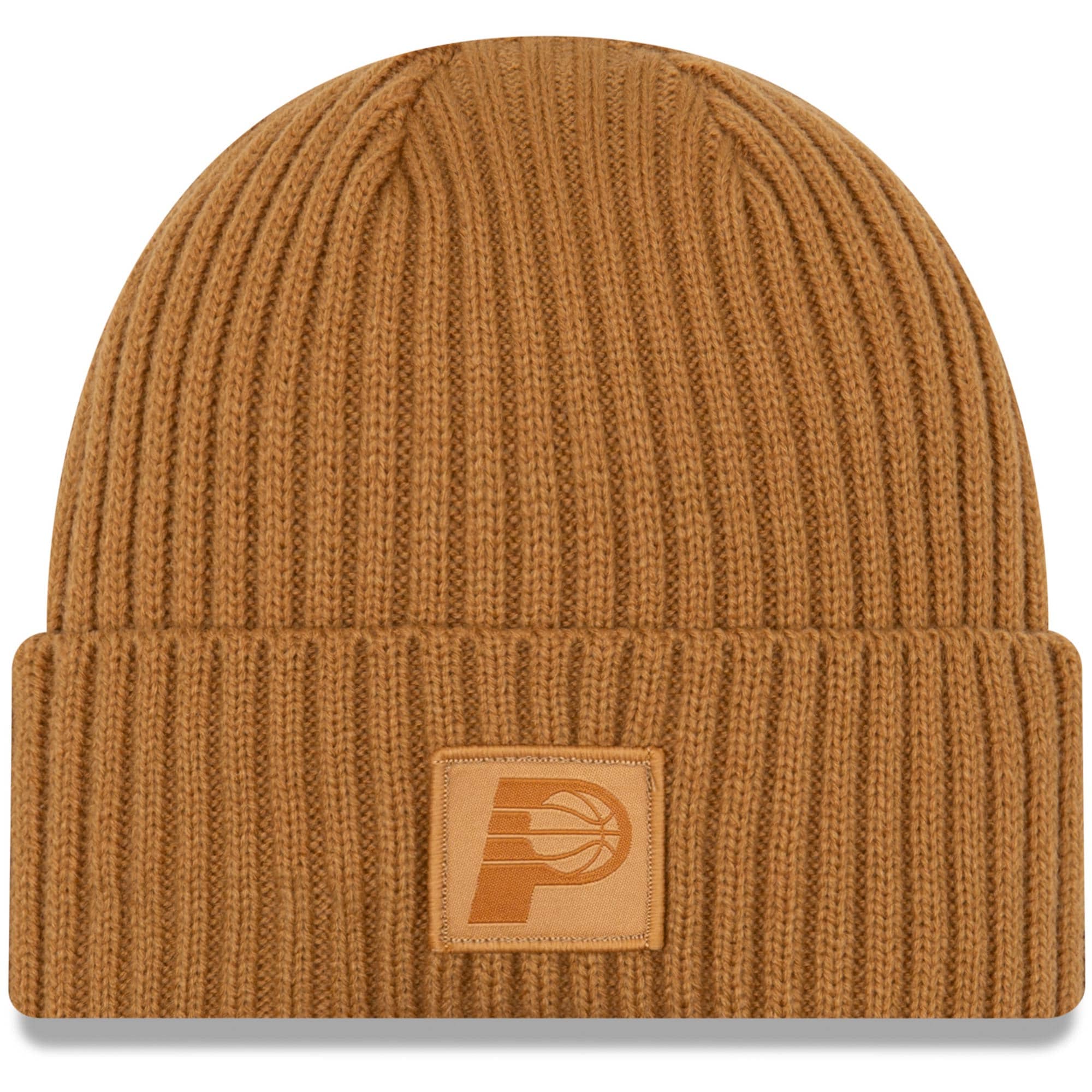Era Label Cuffed Knit Hat - Tan - OSFA 