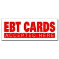 thumbnail image 1 of SignMission D-12 Ebt Cards Autocollant de Cartes Ebt 12 Po., 1 of 1