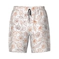 thumbnail image 4 of Lsque Mens Swim Trunks Maple Leaves Pattern - Bathing Suit Compression Liner - Beach Swim Shorts Swimwear - (S-3XL) - Stretch Quick Dry -X-Large, 4 of 9