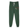 thumbnail image 3 of Ahdbta Baggy Sweatpants for Women Lounge Drawstring Elastic Waist Joggers Pants Trendy Heart Print Athletic Pants with Pockets, 3 of 4