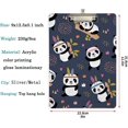 thumbnail image 2 of FMSHPON Cartoon Branch Panda Pattern Clipboard Hardboard Wood Nursing Clip Board and Pull for Standard A4 Letter 13x9 inches, 2 of 5