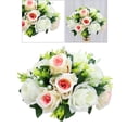 thumbnail image 4 of 2 Artificiales de Rosas, Arreglo de 15 Cabezas, Decoración de Bricolaje para Carretera Yotijar Bola de rosa de simulación, 4 of 10