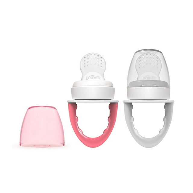 Dr. Brown's Fresh Firsts Silicone Feeder, 4 months+ 2 pack