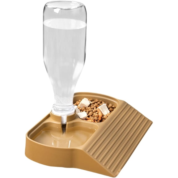 Reptile Water Dispenser Automatic Feeder, 2 In 1 Large Capacity Water And Food Dish For Lizards Turtles Bearded Dragons, Keeps Reptiles Hydrated And Fed, Perfect For Terrariums Indoor Pets