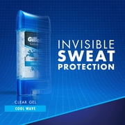 Gillette Cool Wave Clear Gel Men?s Antiperspirant and Deodorant 3.8 oz (Pack of 4)