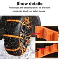thumbnail image 4 of Cadenas de seguridad multifunción YONGSHENG para neumáticos de coche 10 Uds., 4 of 5