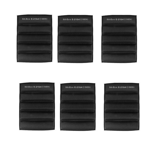 6X Bandeja de de Silicona - Formas de Bandeja de Pan Francés Perforado Antiadherente Moldes para Perros Calientes, Estera de Forros de Hornear Molde de Pan