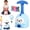Blue, variant on 2-in-1 Children's Balloon Car Launcher Set with Manual Pump – Inertial Balloon Car, Great Gift for Kids on Holidays(RL Blue 1 Set)