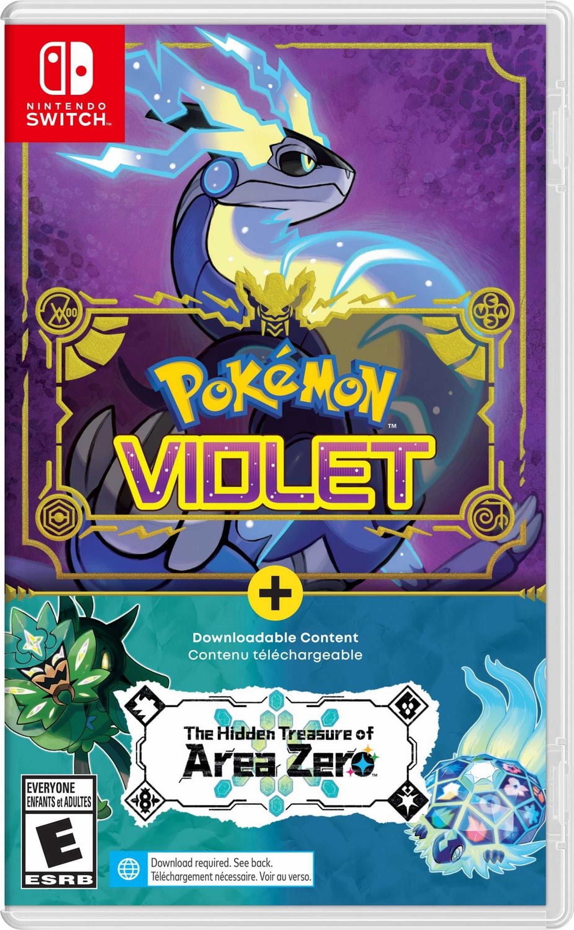 Jeu vidéo Pokémon™ Violet + The Hidden Treasure of Area Zero Bundle (Game+DLC) pour (Nintendo Switch)