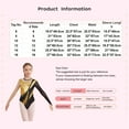 thumbnail image 7 of Zaldita Kids Girls Metallic Long Sleeve Athletic Ballet Dance Leotard Bodysuit Mesh Splice Sparkle Royal Blue 10, 7 of 7