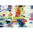 thumbnail image 2 of Vassileva, Silvia 32x23 White Modern Wood Framed Museum Art Print Titled - Island Town Bright, 2 of 4