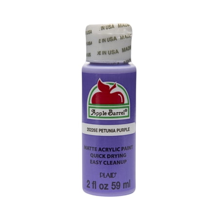 paint apple purple barrel acrylic petunia matte oz plaid finish craft walmart