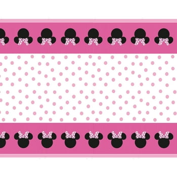 Minnie Mouse Plastic Party Tablecloth, 84 x 54in