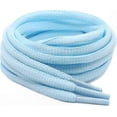 thumbnail image 1 of Light Blue Oval Shoelaces for Running Shoes - 2 Pairs, One Size Fits All, 1 of 2