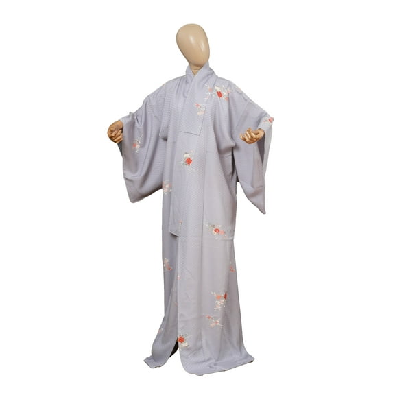 DEAR VANILLA Authentic Traditional Japanese Homongi Kimono for Women Silk Robe Made in Japan KMH-0108