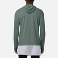 thumbnail image 4 of Maqroz UV Protection Clothing Men UPF 50+ Hooded Long Sleeve Athletic Workout Shirt Lightweight Quick Drying Fishing Hiking Jersey with Thumb Holes, 4 of 9