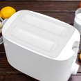 thumbnail image 3 of FESTFENDS Toaster Cover 2 Slice: Silicone Toaster Lid Dust Cover For Bread Maker Kitchen Small Appliance - White, 3 of 8