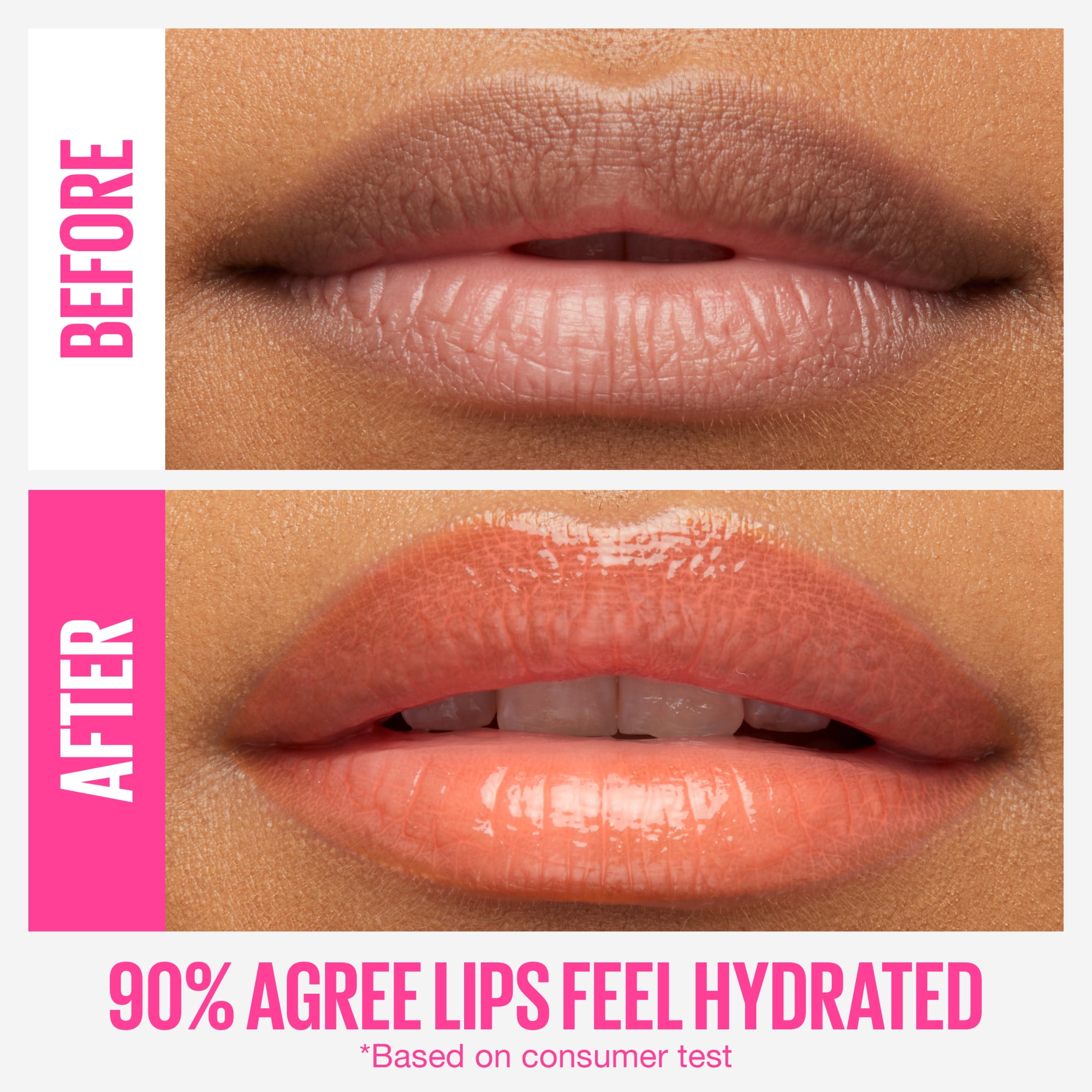 (2 pack) Maybelline Lifter Gloss Lip Gloss Makeup With Hyaluronic Acid, Peach Ring, 0.18 fl oz