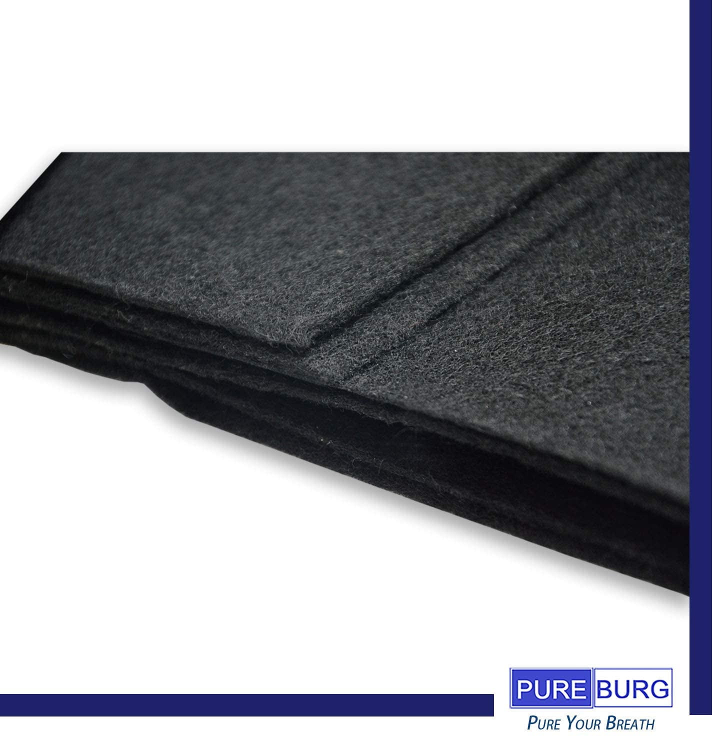 Carbon Filter,Cut-to-Fit Carbon Pad 16 x 48 inches for Air Filter Charcoal Sheet fits Range Hoods Furnace Filters removes Odor VOC Parts Accessories Replacement,1-Pack