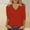 ZC-Wine, variant on Aboser 3/4 Length Sleeve Womens Tops Casual V Neck T Shirts Solid Color Basic Tees Summer Loose Fit Blouses 2024 Dressy Tunic Top Hot Pink XL